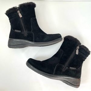 Blondo Silas Waterproof Suede Ankle Boots Black 7W